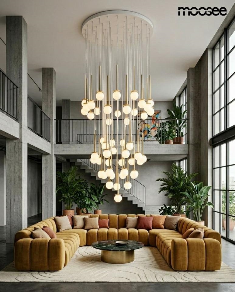 MOOSEE lampa wisząca CANNON DISC 50 złota - obrazek 8