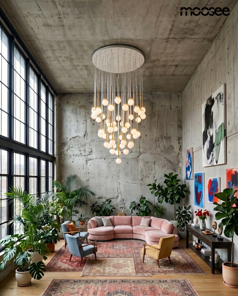MOOSEE lampa wisząca CANNON DISC 50 złota - obrazek 10