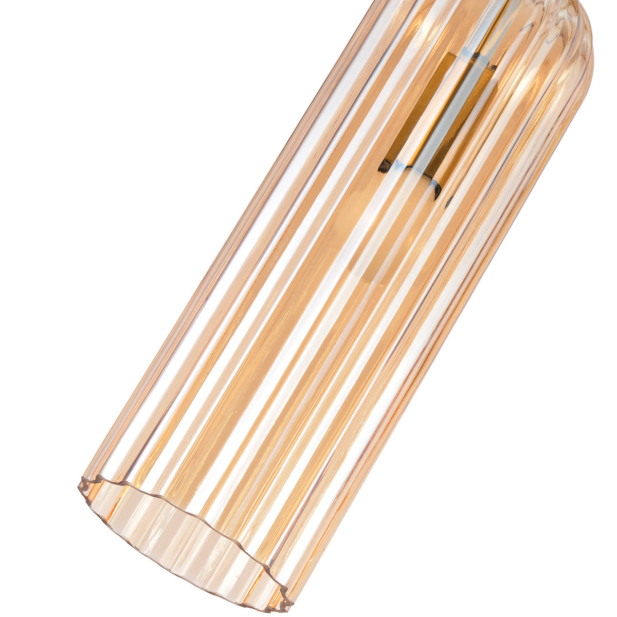 Lampa wisząca Piega 1 Bursztynowa 1xE14 - obrazek 8