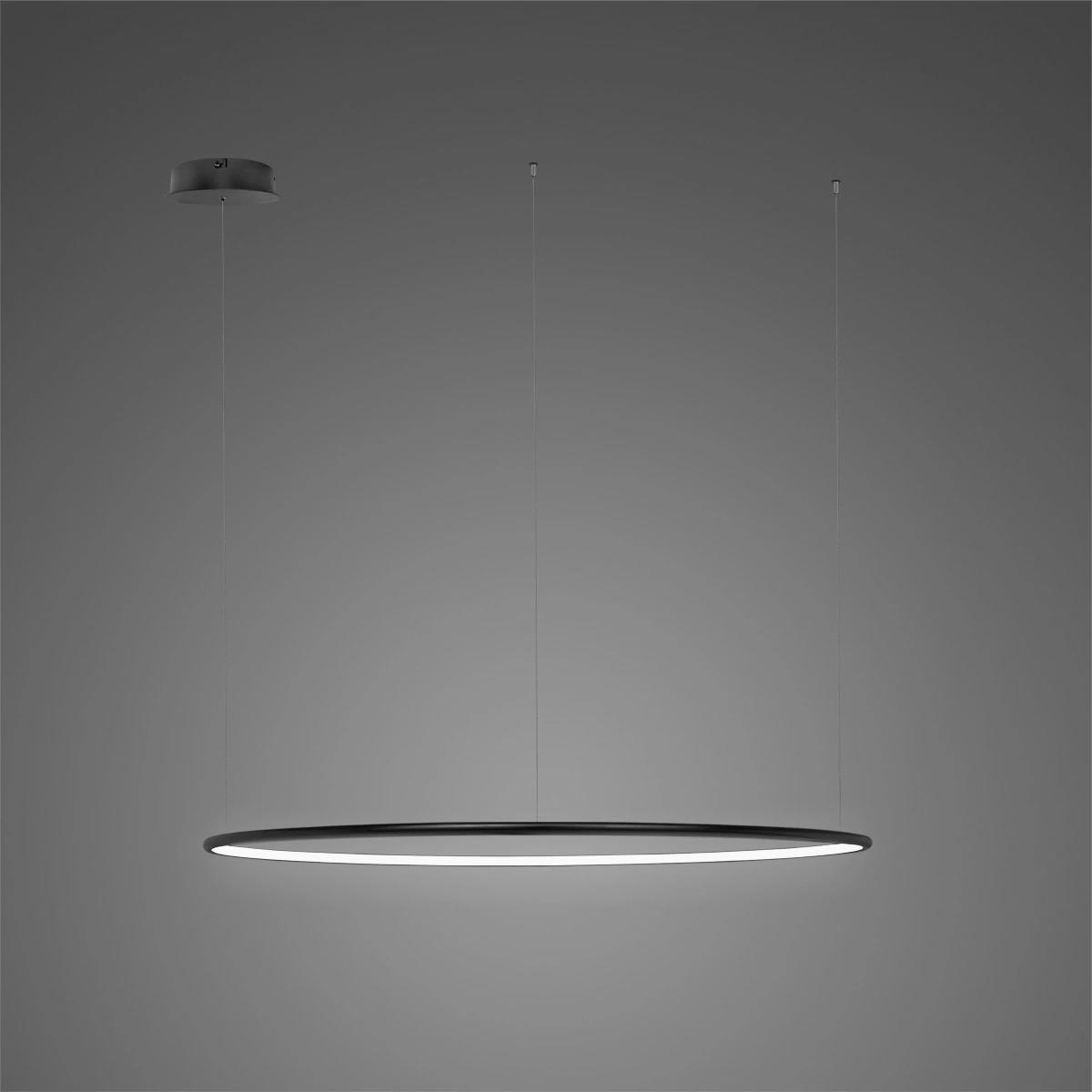 Lampa wisząca Ledowe Okręgi No.1 CO 80cm 3k biała - obrazek 3