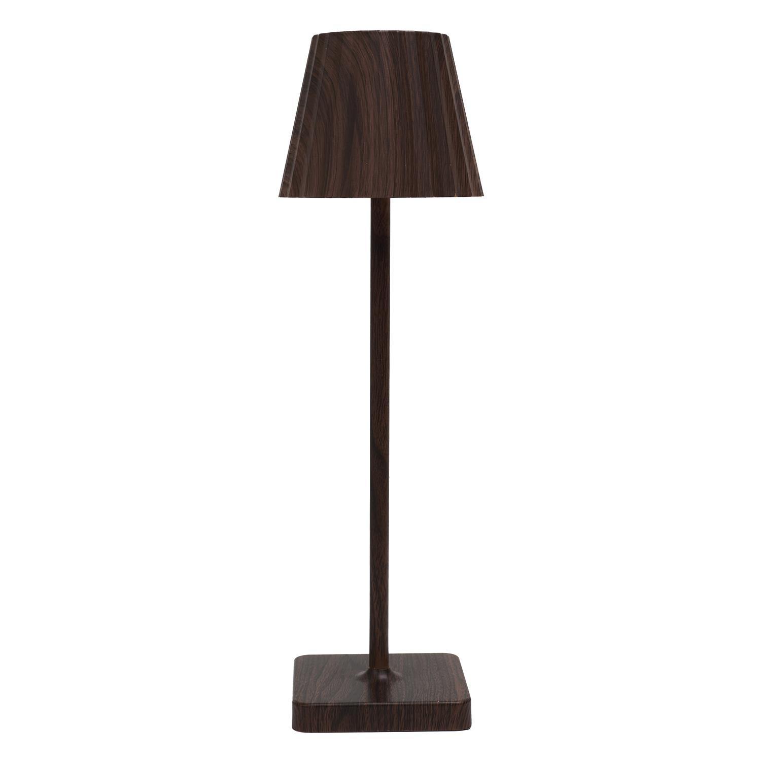 Lampka nocna Blanca LED dotykowa brązowa do sypialni ze ściemniaczem - obrazek 3