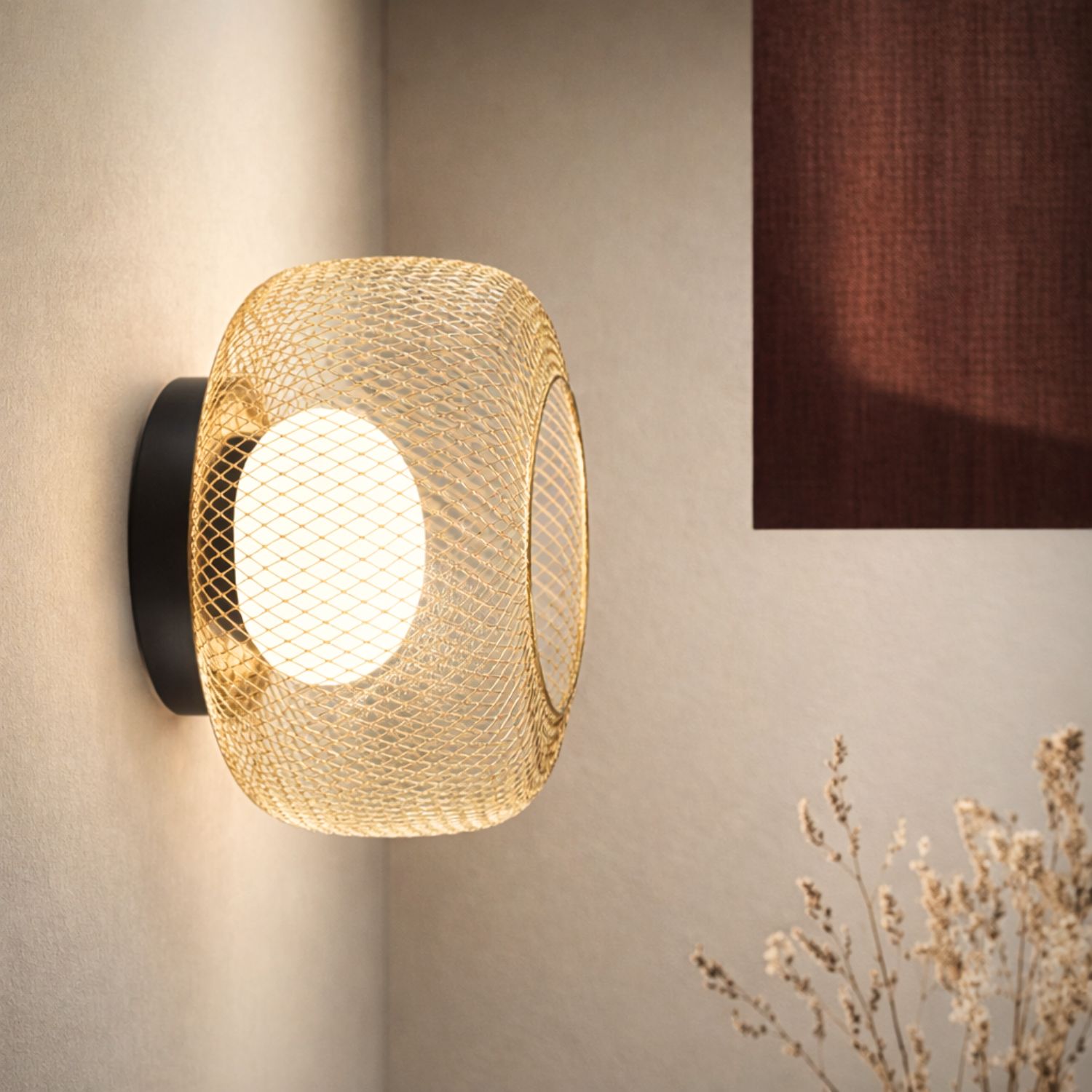 SOPRA 32 lampa sufitowa czarmy 1x10W GX53 klosz złoty+biały - obrazek 4