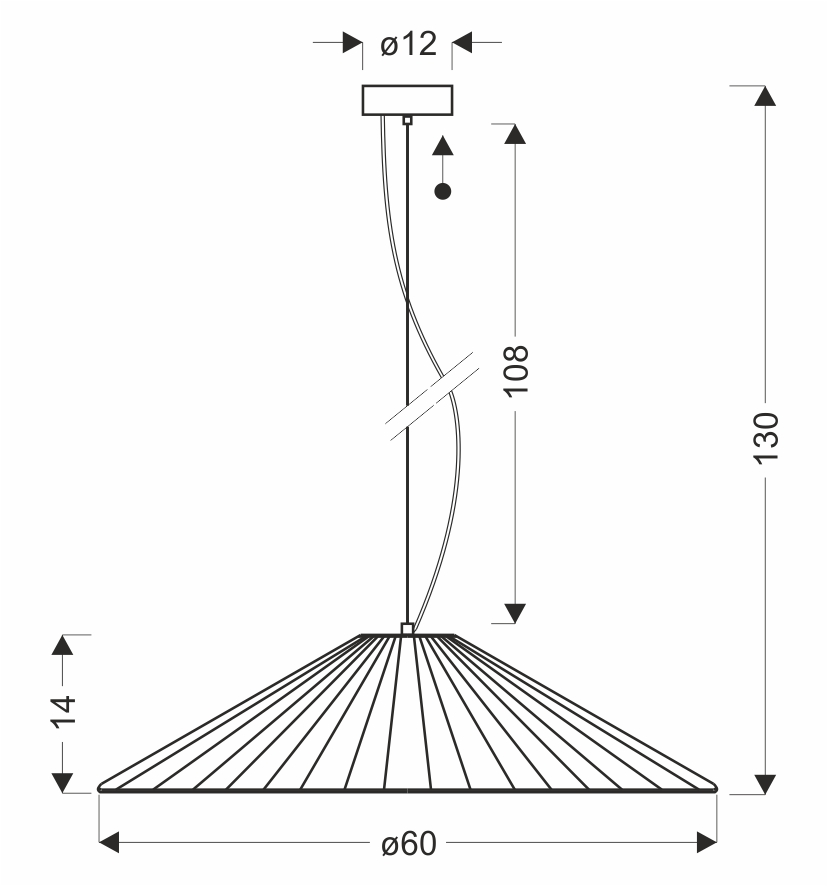 SONTE 60 lampa wisząca czarmy 1x10W GX53 klosz biały - obrazek 5