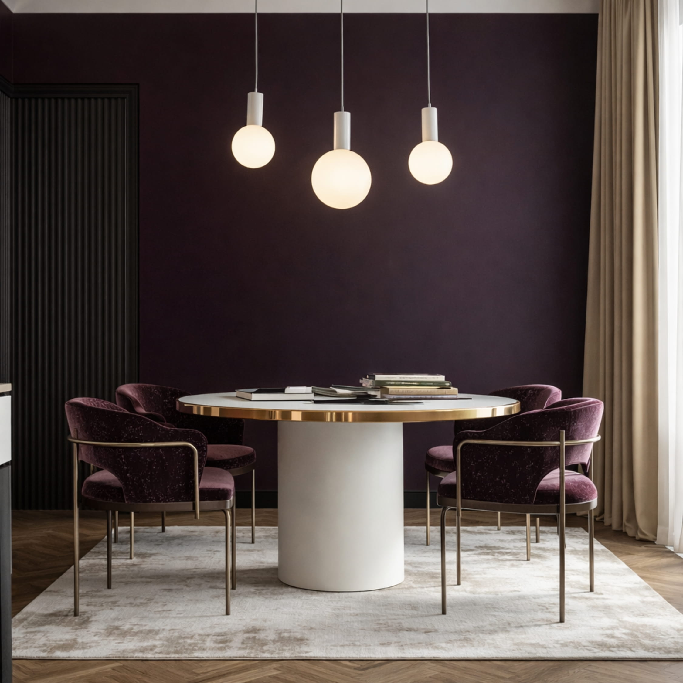 TESTA lampa wisząca beżowy 3x10W G9 klosz biały - obrazek 4