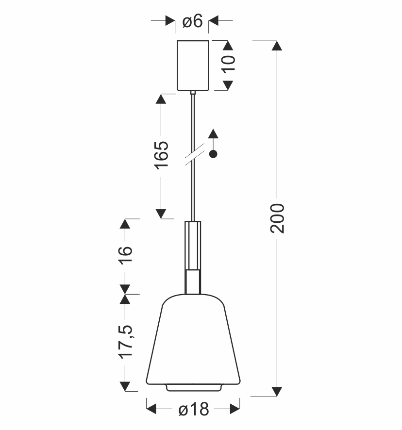BUENO lampa wisząca czarny 1x9W GX53 klosz bezbarwny+dymiony - obrazek 6