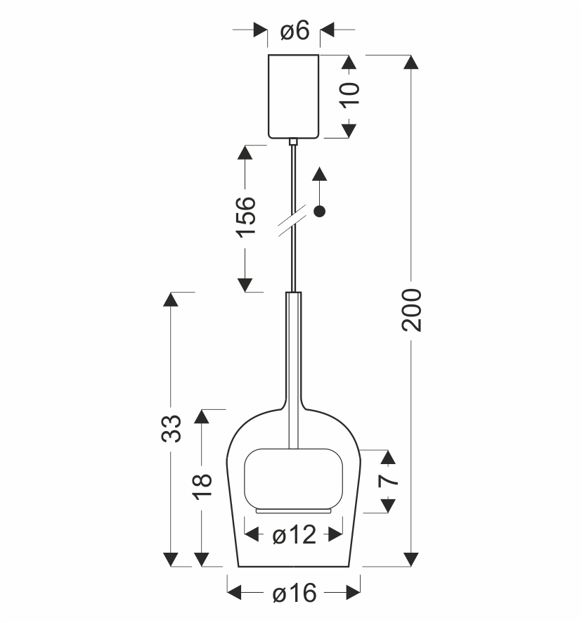 GLAXI lampa wisząca czarny 1x9W GX53 klosz bezbarwny+żółty - obrazek 6