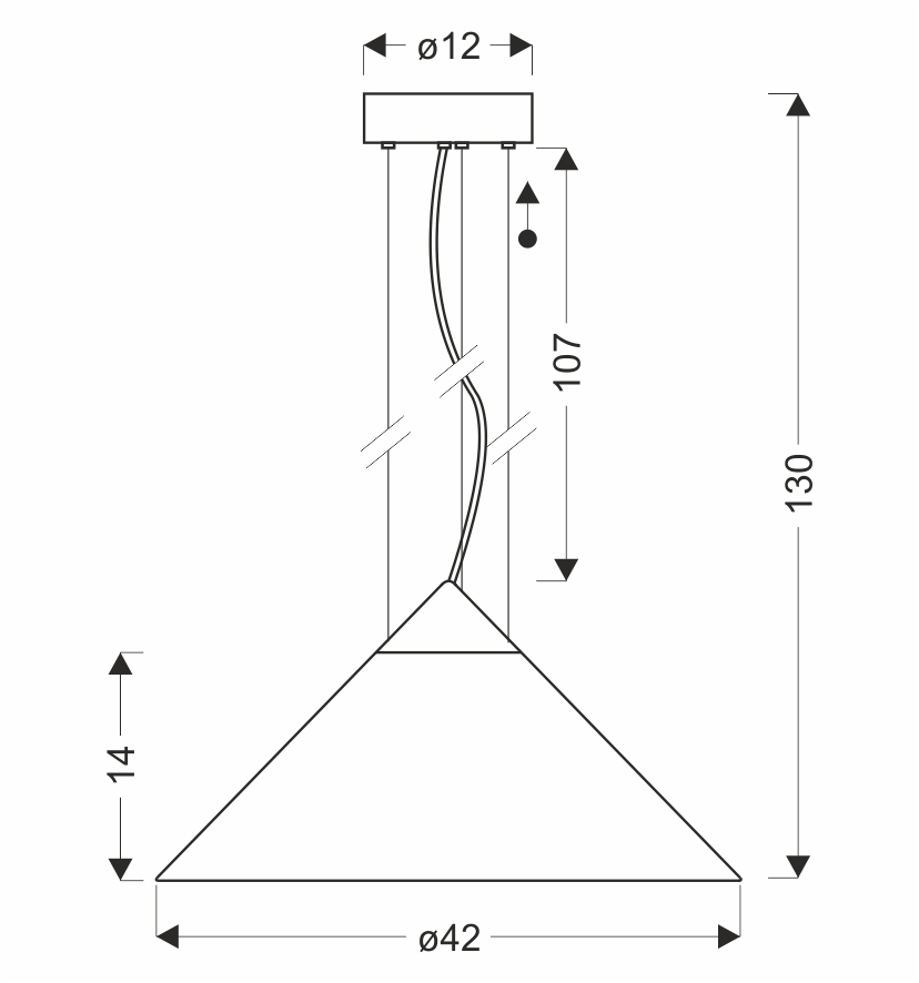 PRESTO 42 lampa wisząca satynowy złoty 1x10W GX53 klosz dymiony+biały - obrazek 5