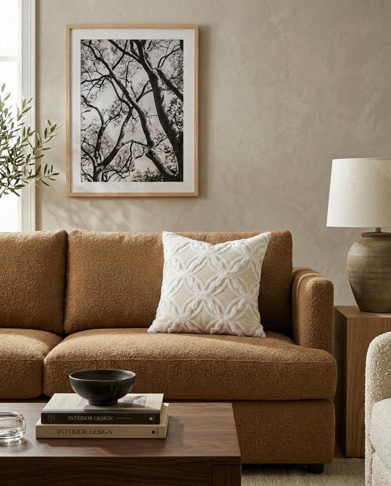 Poduszka dekoracyjna SHP BOHO 45x45 beżowa - obrazek 5