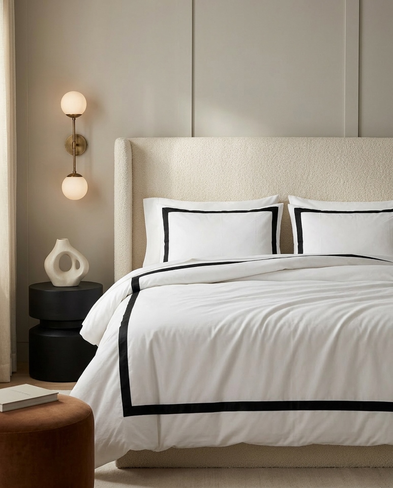 Komplet pościeli SHP RESIDENCE biały - obrazek 7