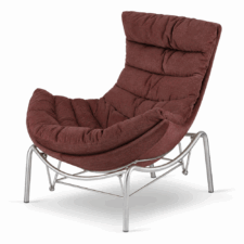 Fotel Hoor Bujany w tkaninie Maloy Fabb XZ Ceglasty (Maloy 44) Fabb