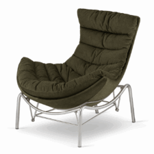 Fotel Hoor Bujany w tkaninie Maloy Fabb XZ Zielony (Maloy 77) Fabb