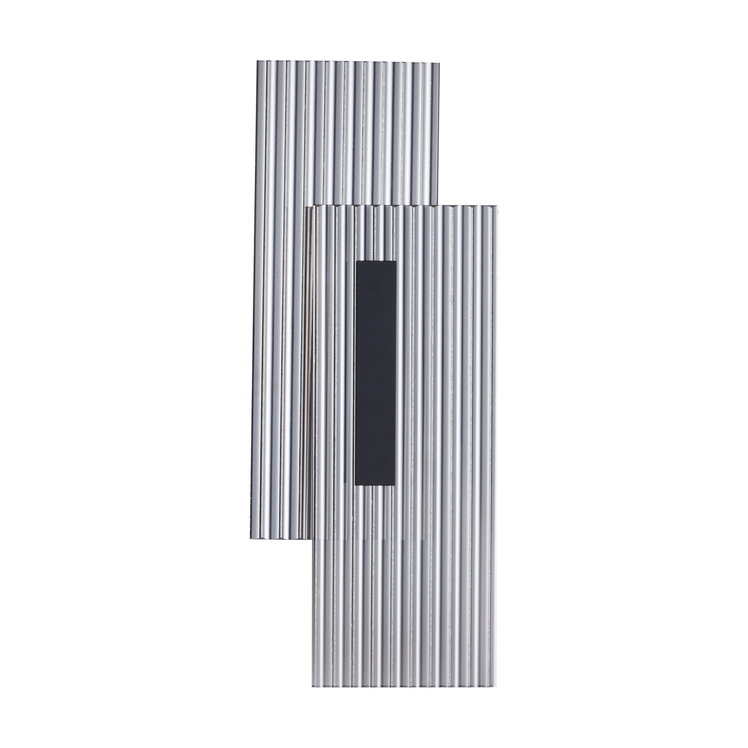 Lampa ścienna NOIR LED, kinkiet czarny ryflowany dwustronny - obrazek 6