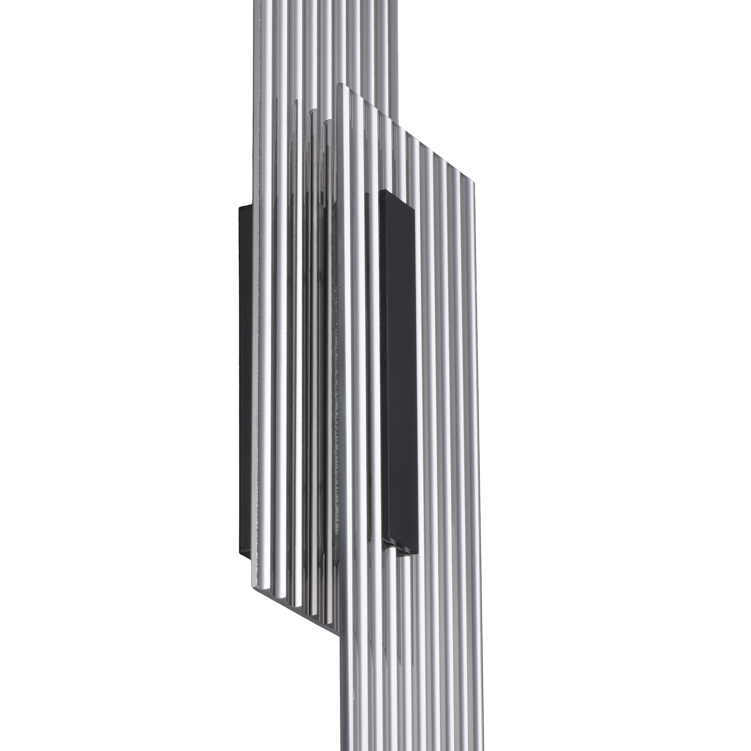 Lampa ścienna NOIR LED, kinkiet czarny ryflowany dwustronny - obrazek 7