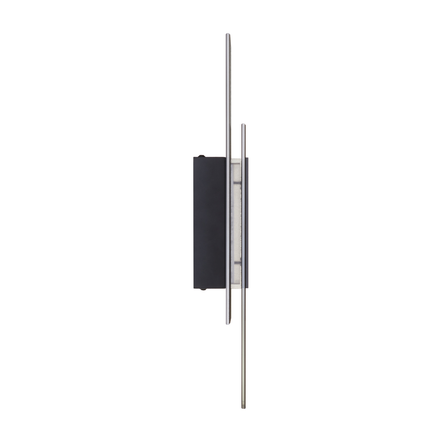 Lampa ścienna NOIR LED, kinkiet czarny ryflowany dwustronny - obrazek 8