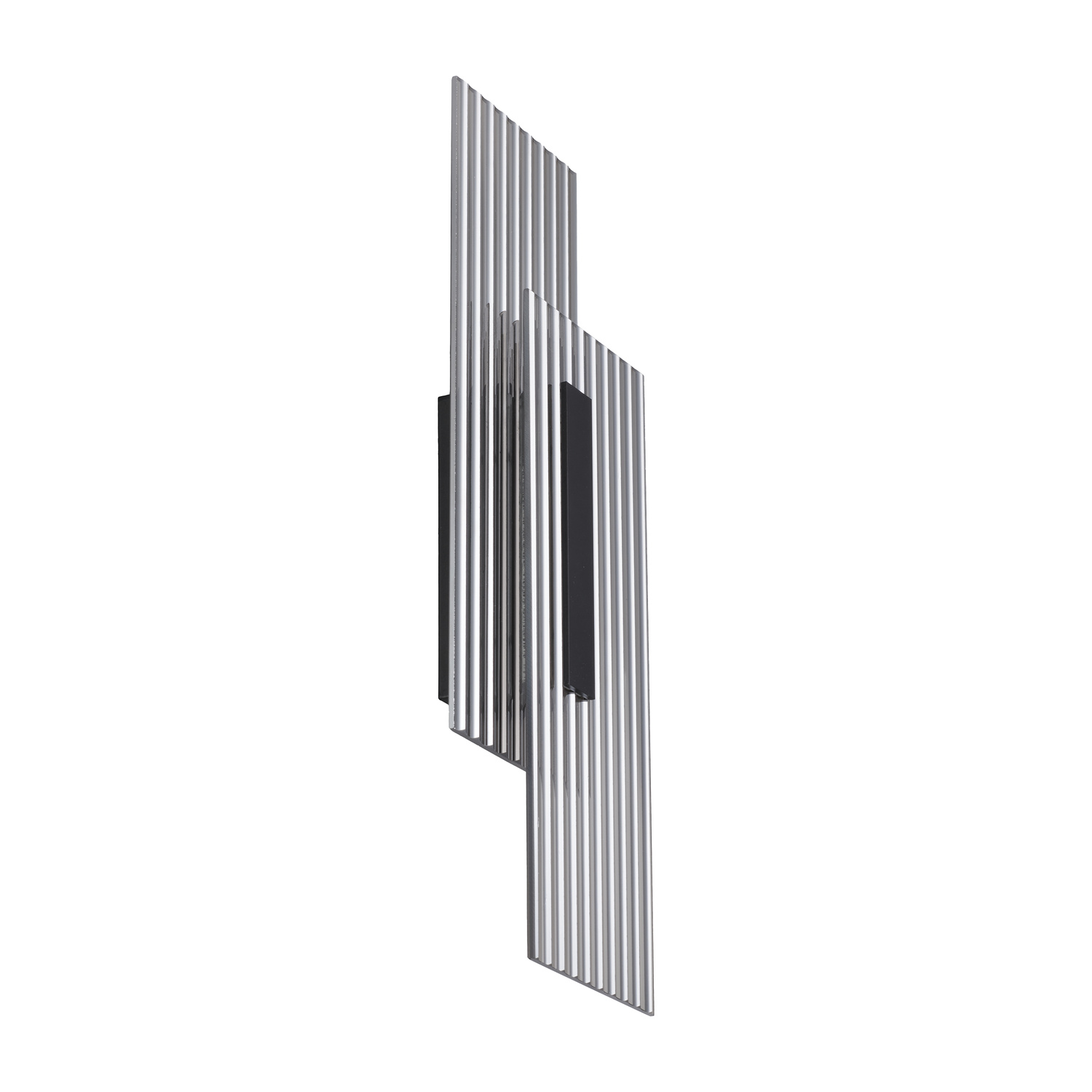 Lampa ścienna NOIR LED, kinkiet czarny ryflowany dwustronny - obrazek 9