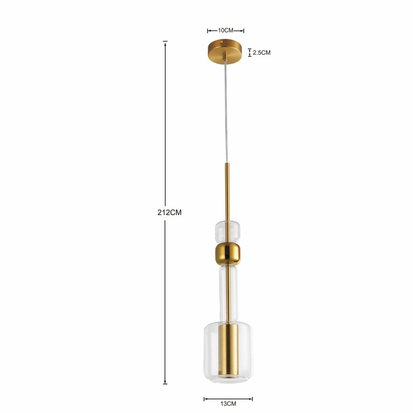 KARE lampa wisząca CANDY BAR 13 złota - obrazek 6