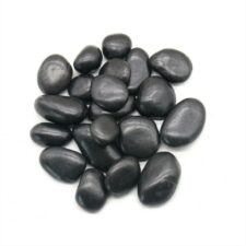 Kamień OTOCZAK 5-8 cm 5 kg polerowany czarny
