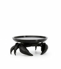 Taca dekoracyjna SHP CRAB czarna