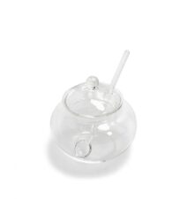 Mini cukiernica z łyżeczką SHP JAR transparentna