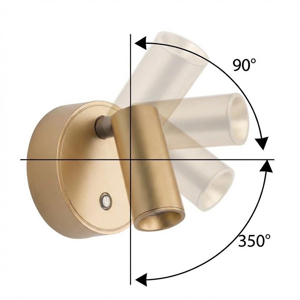 Lampa ścienna SHP PICKET złota - obrazek 6