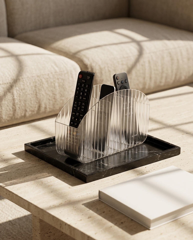 Organizer na piloty SHP ICY transparentny - obrazek 5