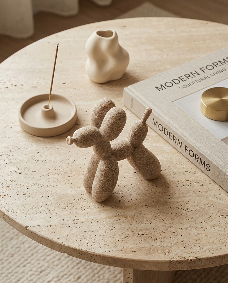 Dekoracja piesek SHP BALOON beżowy - obrazek 4
