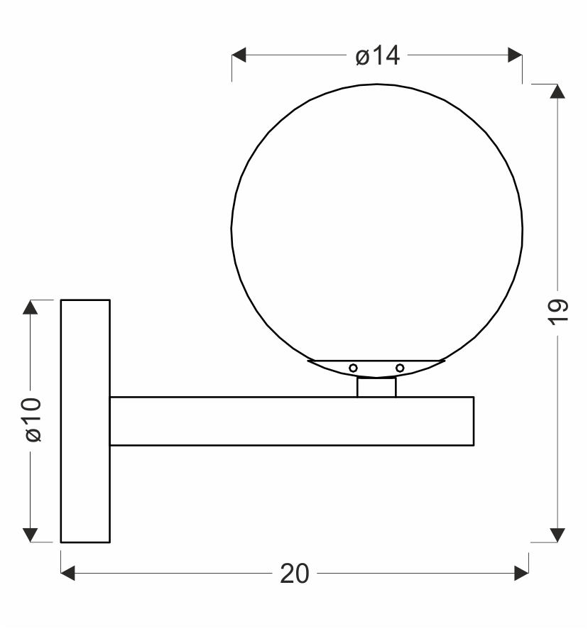 Kama lampa kinkiet czarny+złoty 1x28 G9 klosz bursztynowy - obrazek 3
