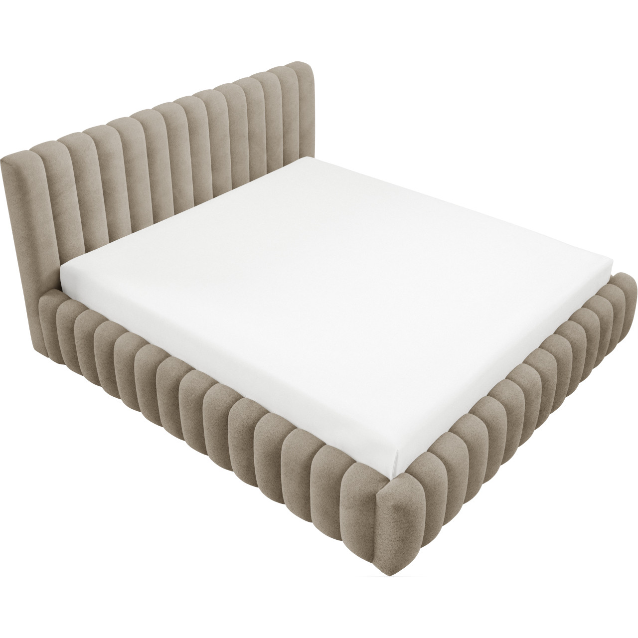 Łóżko tapicerowane ERFOLG 200x200 coral 50 - obrazek 4