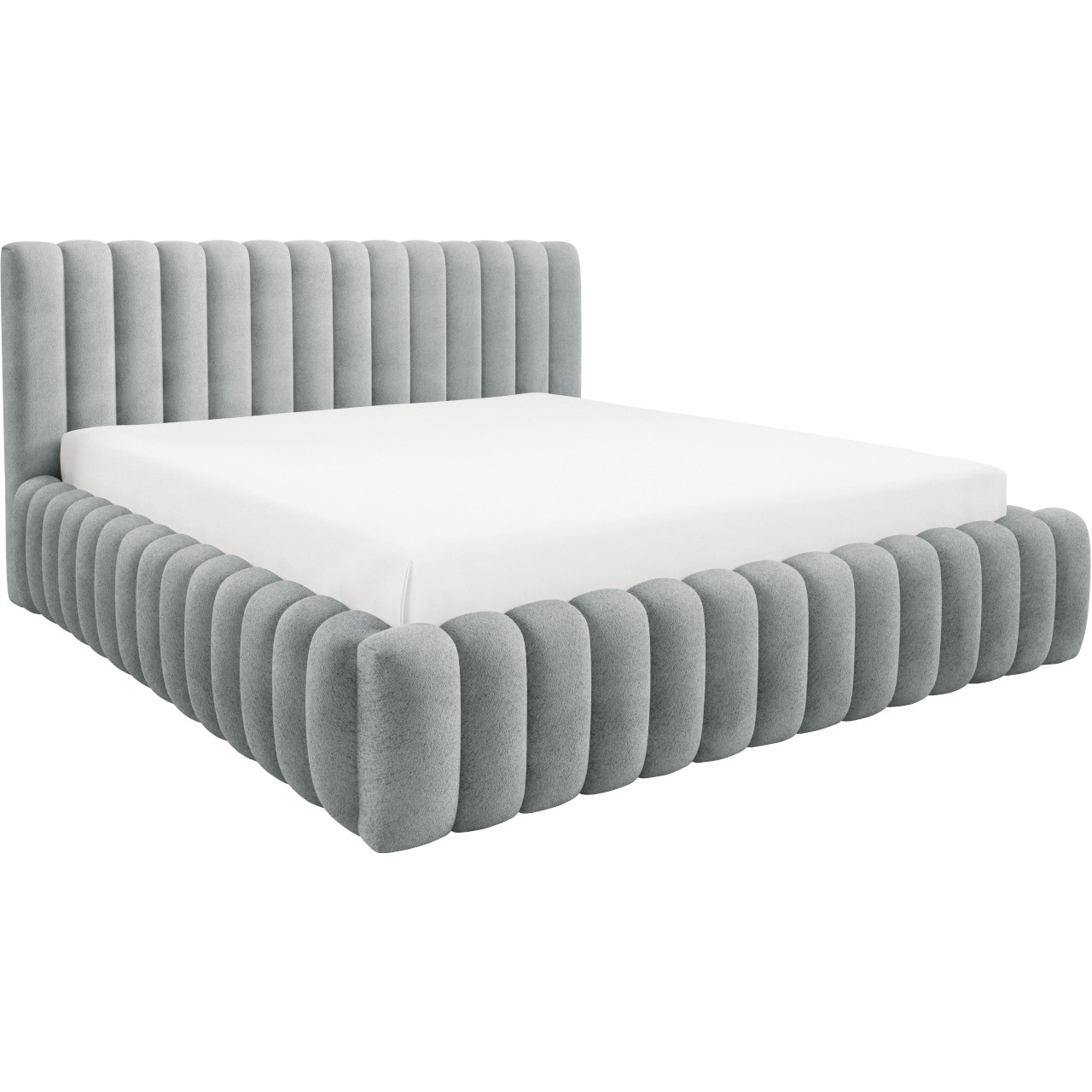 Łóżko tapicerowane ERFOLG 200x200 coral 75