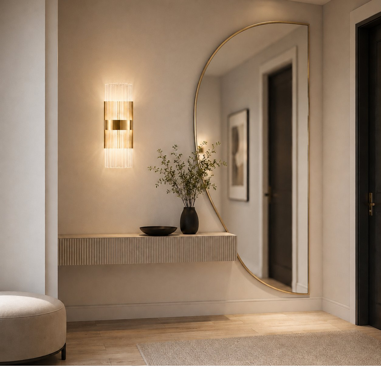 Lampa ścienna MIRACOLO złota 50 cm - obrazek 4