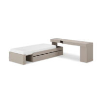 Meble młodzieżowe WOOW SET 02P szampański / clay grey