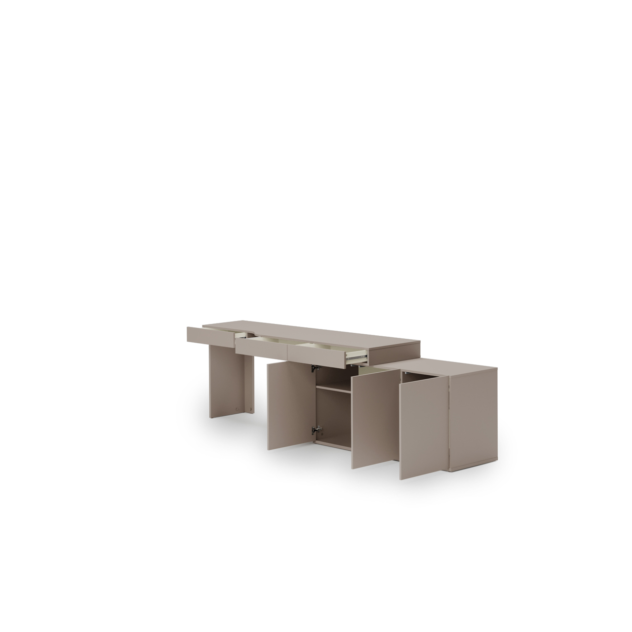 Meble młodzieżowe WOOW SET 04P szampański / clay grey - obrazek 5