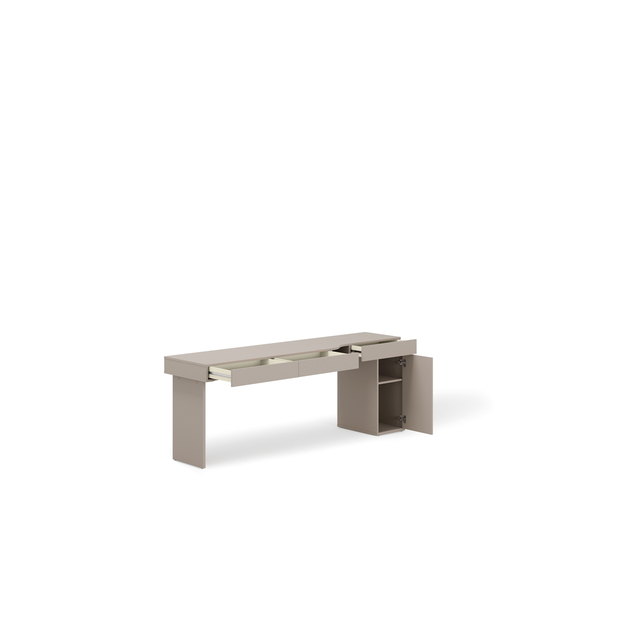 Meble młodzieżowe WOOW SET 05L szampański / clay grey - obrazek 3