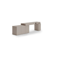 Meble młodzieżowe WOOW SET 06L szampański / clay grey