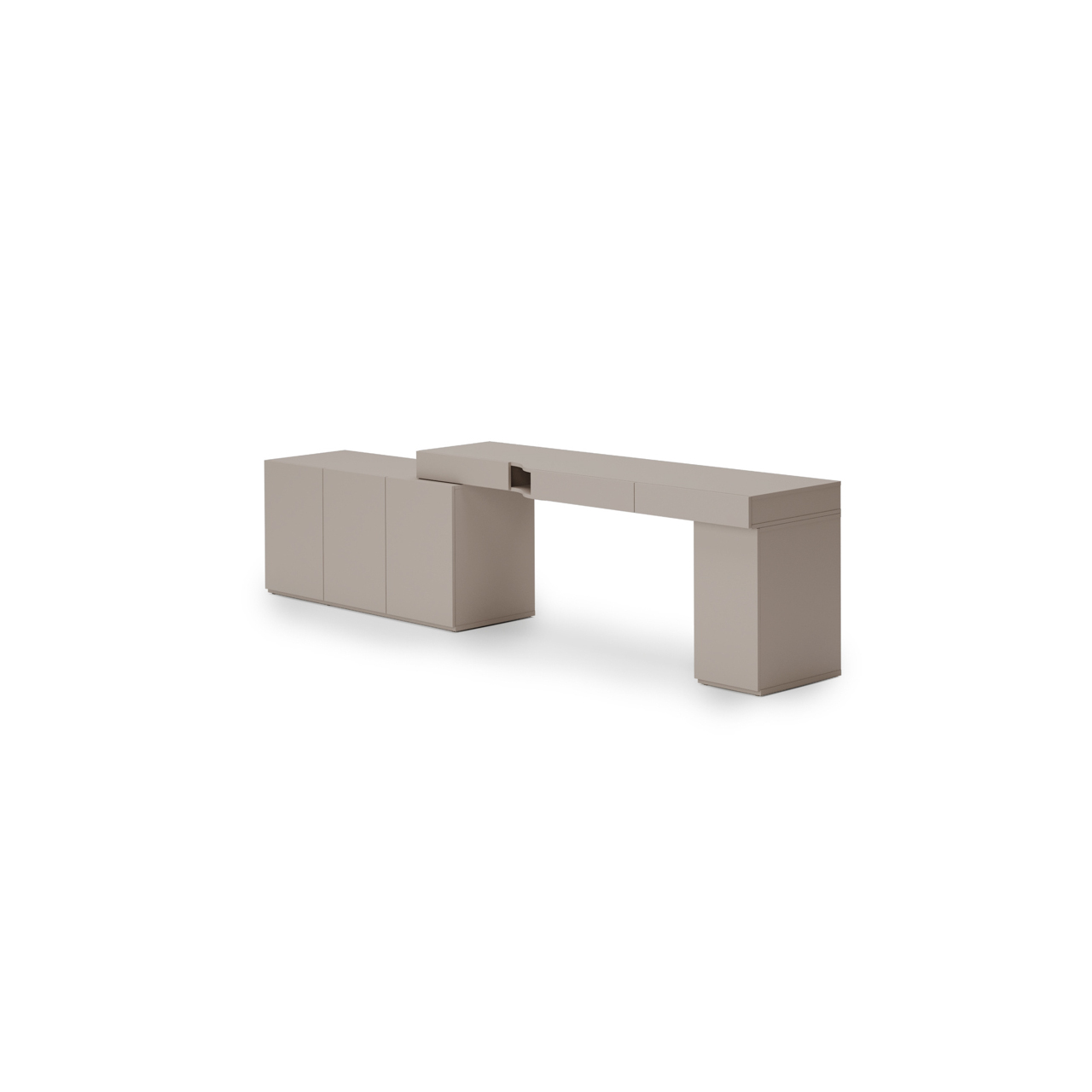 Meble młodzieżowe WOOW SET 06P szampański / clay grey