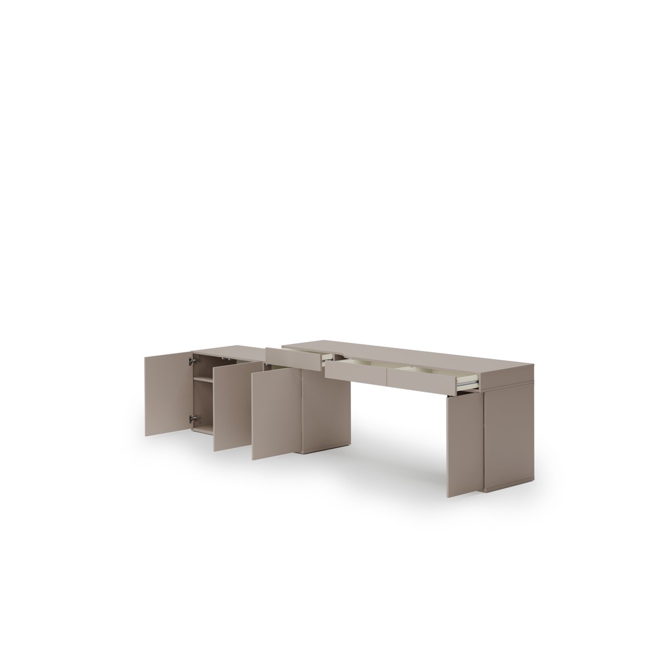 Meble młodzieżowe WOOW SET 06P szampański / clay grey - obrazek 3