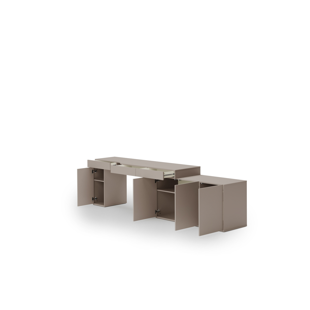 Meble młodzieżowe WOOW SET 06P szampański / clay grey - obrazek 5