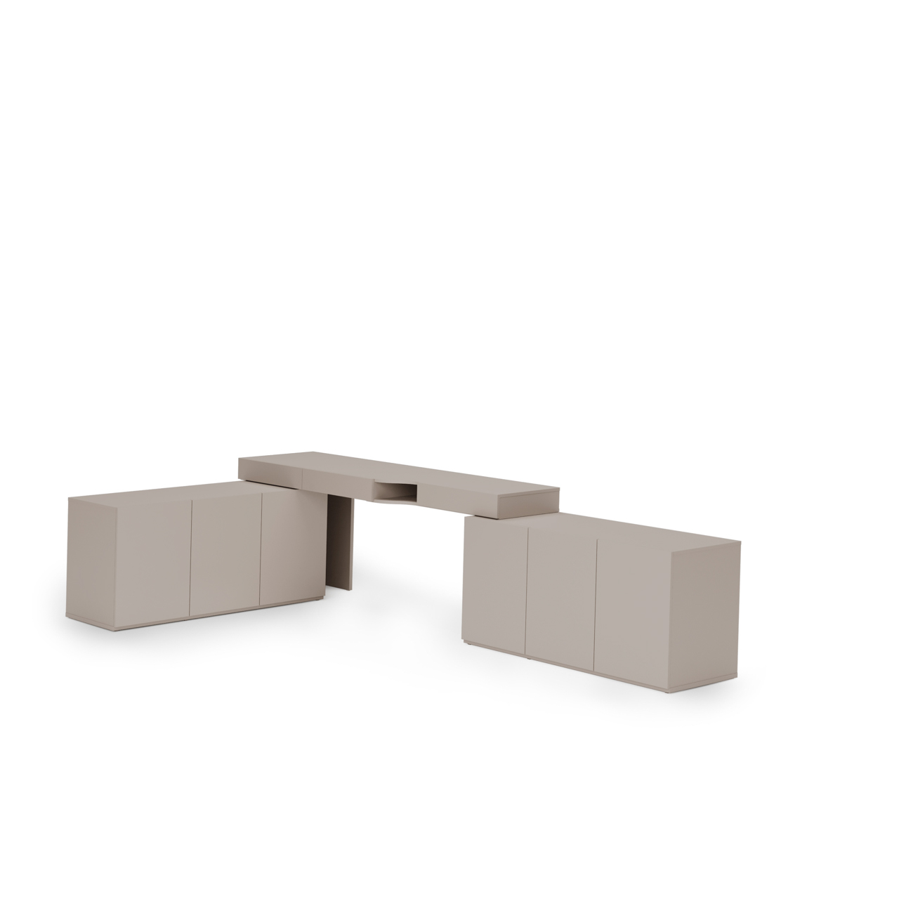 Meble młodzieżowe WOOW SET 07L szampański / clay grey - obrazek 4