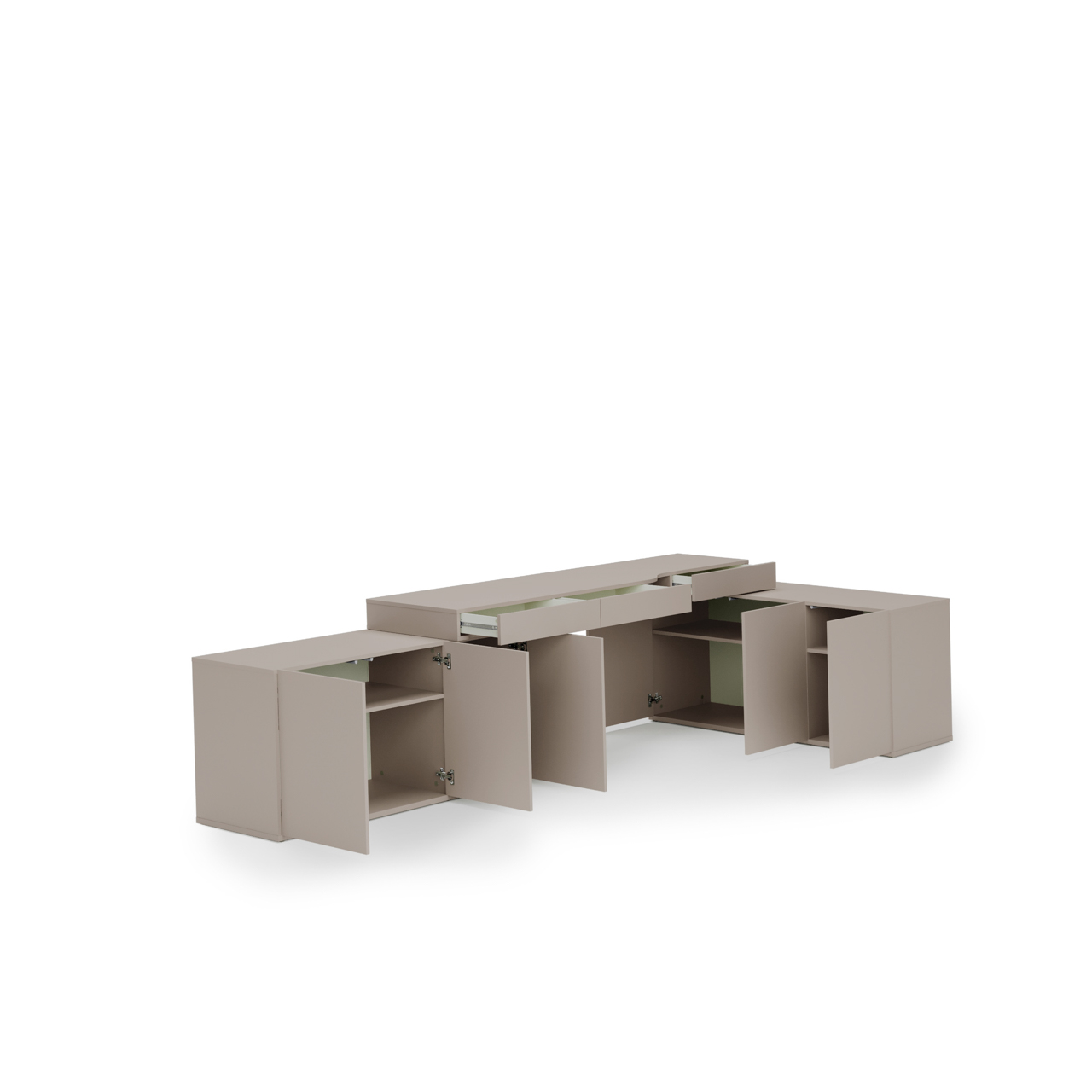 Meble młodzieżowe WOOW SET 07L szampański / clay grey - obrazek 5