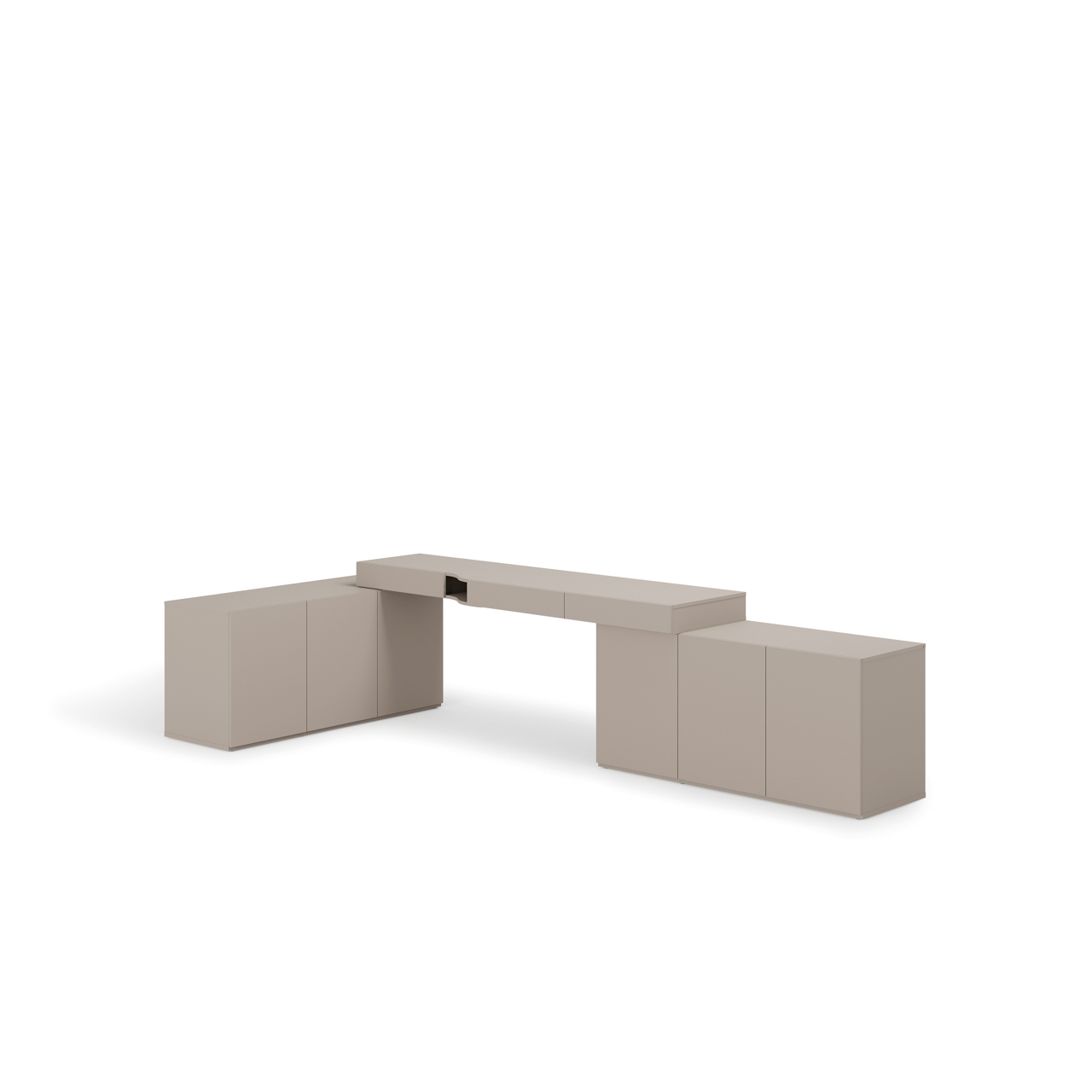 Meble młodzieżowe WOOW SET 07P szampański / clay grey - obrazek 4