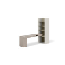 Meble młodzieżowe WOOW SET 09L szampański / clay grey / eukaliptus