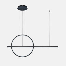 Lampa wisząca Linea No.2 100 40cm czarna 4k Dali