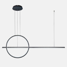 Lampa wisząca Linea No.2 120 40cm czarna 3k Dali