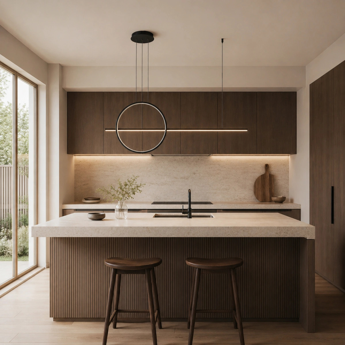 Lampa wisząca Linea No.2 120 40cm czarna 3k Dali - obrazek 3