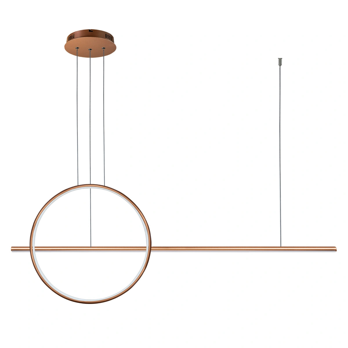 Lampa wisząca Linea No.2 120 40cm miedziana 4k DALI - obrazek 7