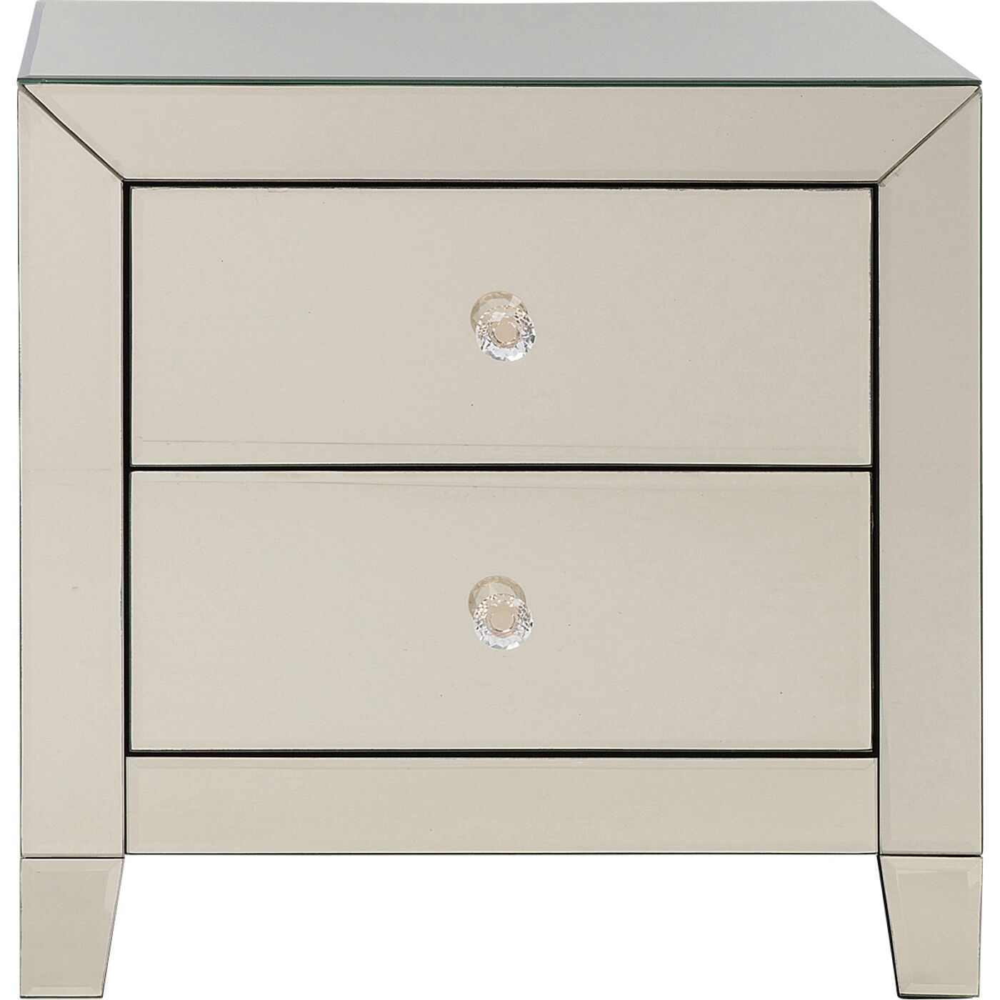 KARE szafka nocna LUXURY PEARL S - 2 szuflady - obrazek 3