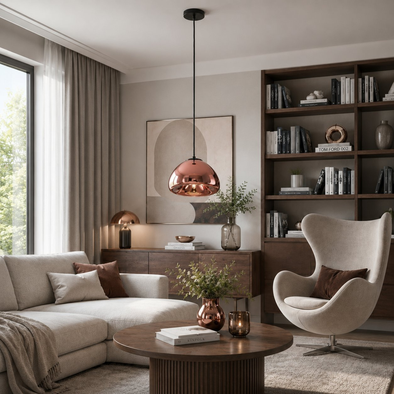 Lampa wisząca VICTORY GLOW S miedziana 17 cm - obrazek 3