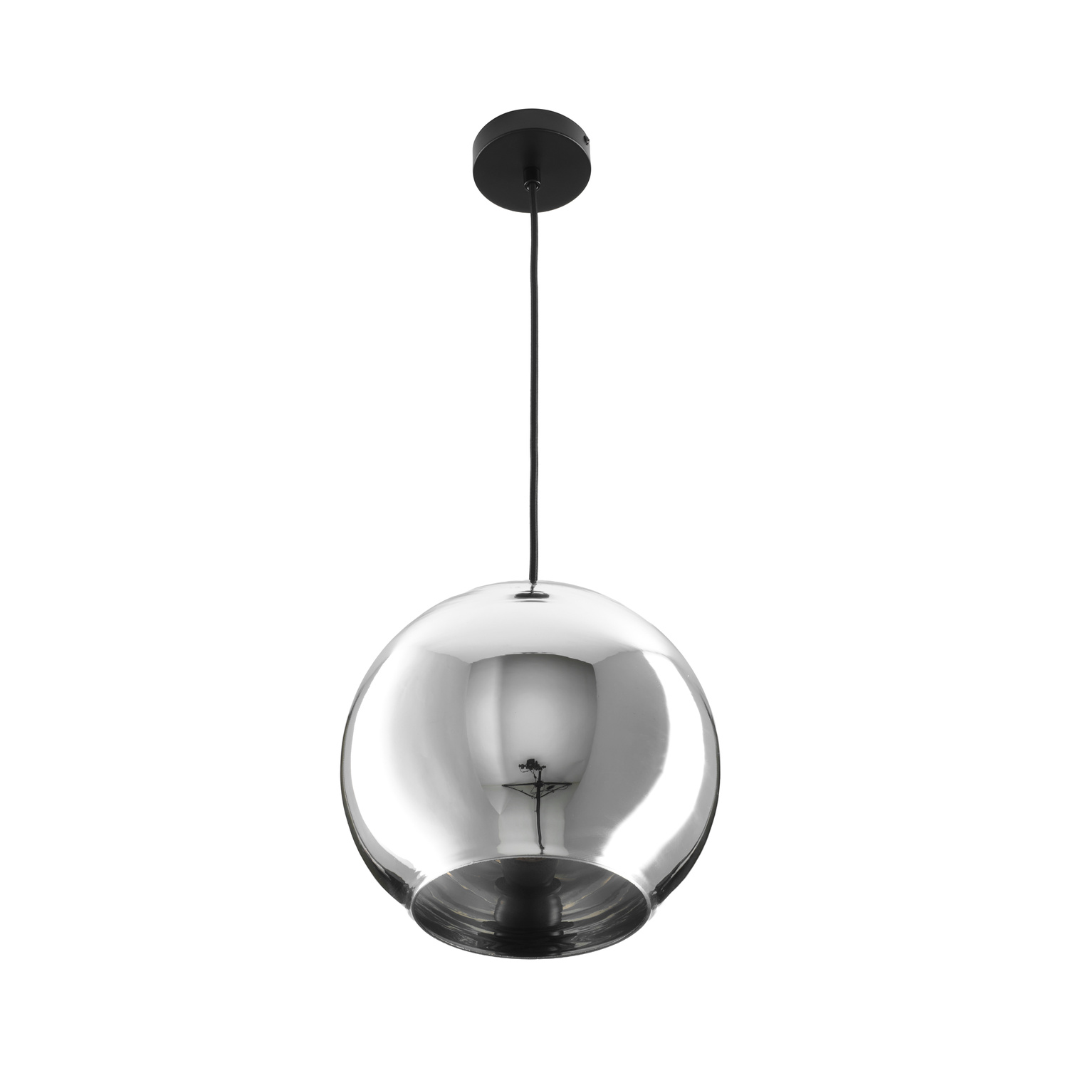 Lampa wisząca MIRROR GLOW - S chrom 25 cm - obrazek 4