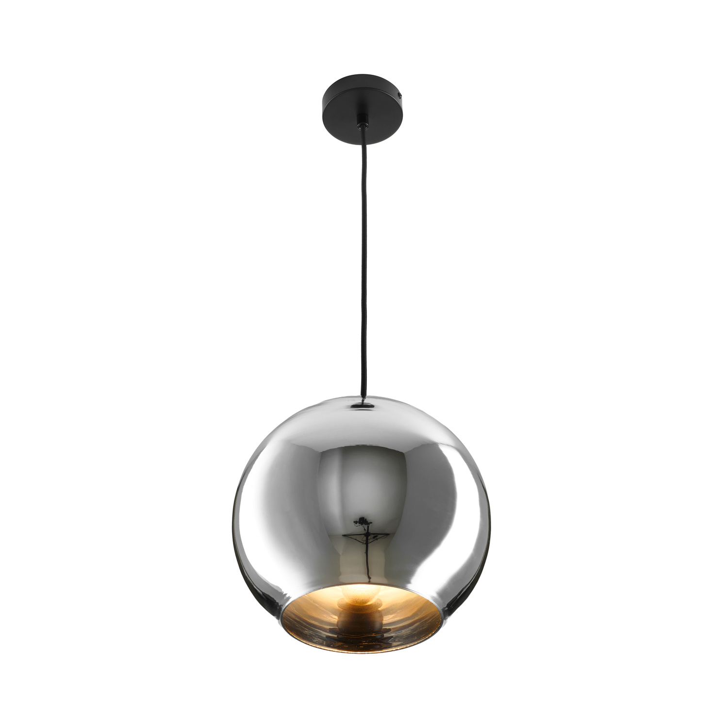 Lampa wisząca MIRROR GLOW - S chrom 25 cm - obrazek 5
