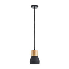 Lampa wisząca CONCRETE czarny beton 12 cm